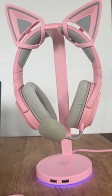 Razer Barracuda X Wireless Gaming Headset + Kitty V2 Ears + Base Station Chroma 