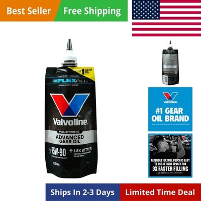 FlexFill Advanced Full Synthetic 75W-90 Gear Oil 1 Quart Pouch