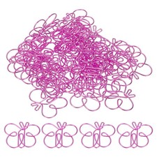 40pcs Paper Clip, Butterfly Shape Paper Clip Small Cute, 35mm, Pink