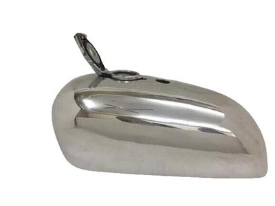 BSA A65 SPITFIRE HORNET 2 GAL POLISH ALUMINUM GAS FUEL TANK + CAP | Fit For