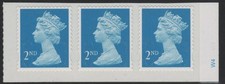 GB Security Machin Stamps U3013 3x2nd ex. Book of 12 MTIL M11L. Mar2011 MINT MNH