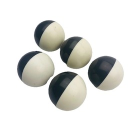 (5) K&rsquo;NEX / Knex Balls 50mm Black & White &ndash; Motorized Madness Machine Parts