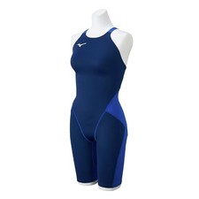  Mizuno Swim Competitive Swimsuit GX/SONIC STREAM Half Suit Lace Open Back 