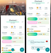 Shiny Charizard con BG a Parigi | Registrato | Tr-de Go ✨