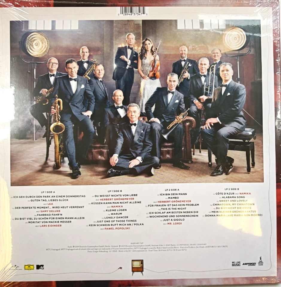 Max Raabe & Palast Orchester MTV Unplugged LP Album vinyl record 2019 - Image 2 of 4