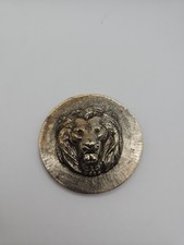 Vintage Bronze Colored Lion's Head Belt Buckle