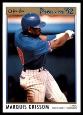 Marquis Grissom 1992 O-Pee-Chee Premier #176 Expos MLB READ FREE SHIPPING