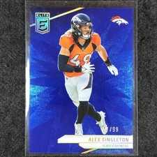 2024 Donruss Elite Football ALEX SINGLETON Base Blue 19/99 #79