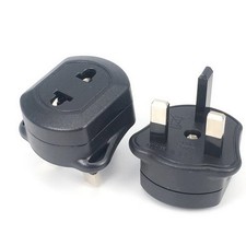 2 Pin to 3 Pin UK Battery Charger Adaptor Plug for Shaver & Oral-B Toothbrush UK