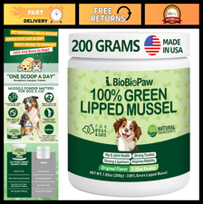 Green Lipped Mussel Powder for Dogs  Cats - 100 New Zealand, Hip  Joint Suppo