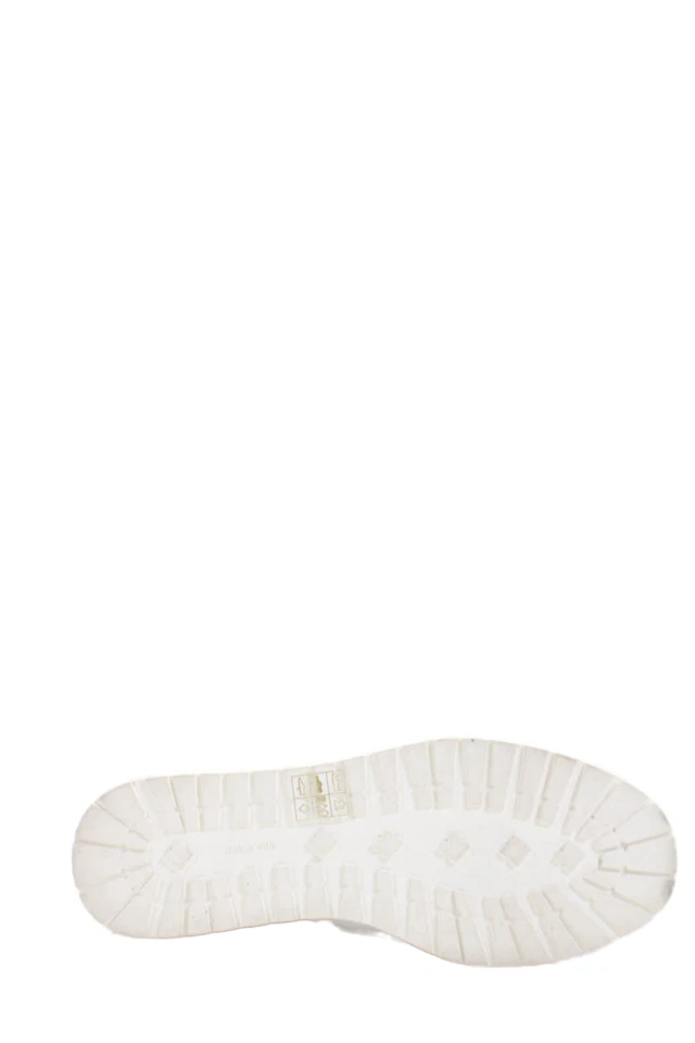 Dolce Vita Women's Lace Up Round Toe Leather Platform Sneakers Silver Size 7.5 - Image 4 of 4