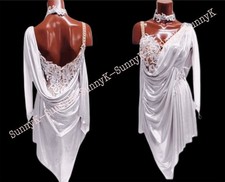 jz Handmade Women Samba Ballroom Swing Salsa Rumba Latin Dance Dress RHYTHM