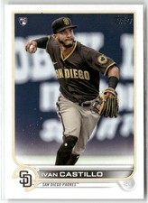 2022 TOPPS #140 IVAN CASTILLO SAN DIEGO PADRES RC