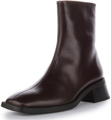 Vagabond Shoemakers Blanca Leather Bootie Chocolate EU 40 (US Women's 10) M