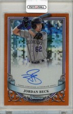 2024 Bowman Seerling Jordan Beck 43/75 Colorado Rockies