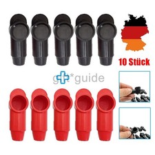10 Stück Trennrelais Ringkabelschuh Isolierkappe Schutzkappe  Gummikappe Kabel