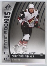 2017-18 SP Game Used Authentic Rookies 35/36 Christian Fischer #180 2a8