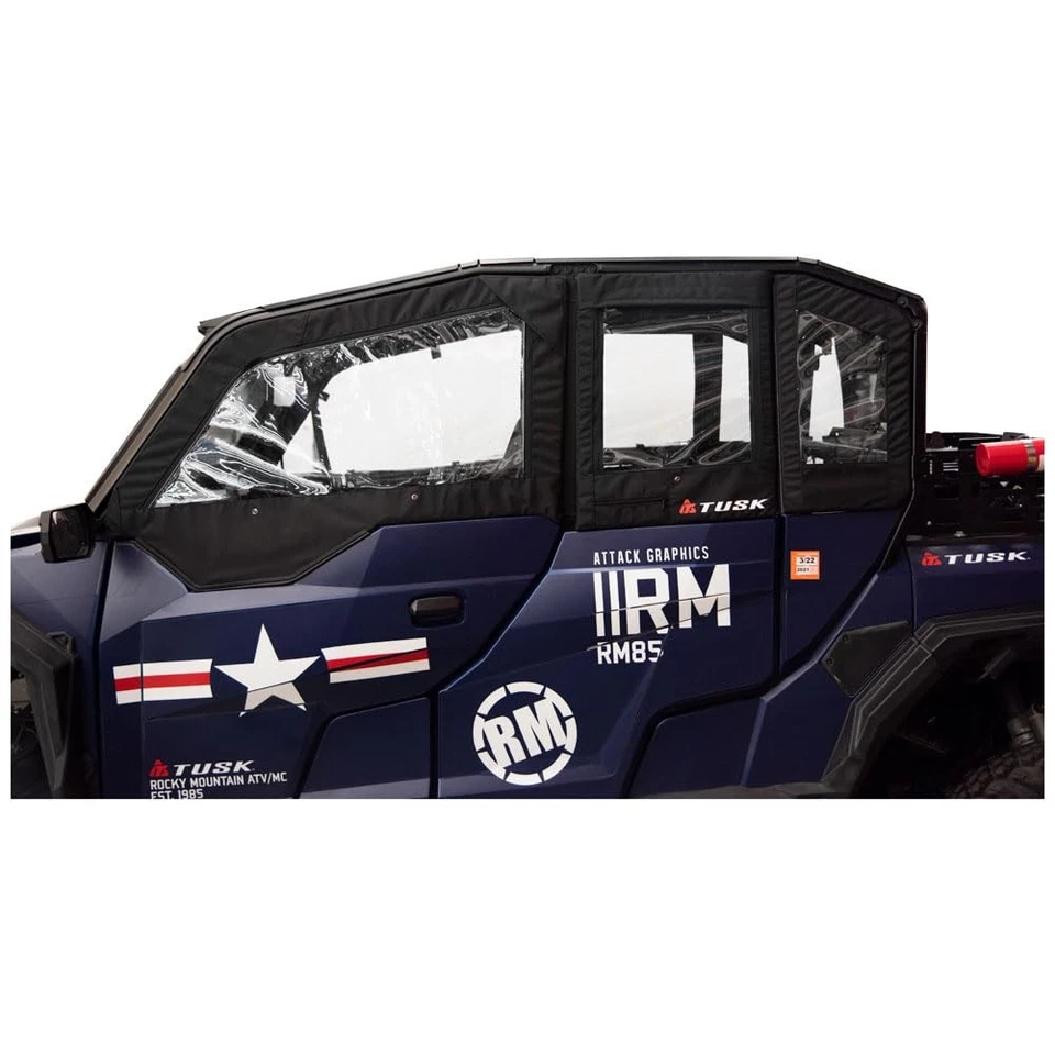Tusk Soft Upper Doors For Polaris GENERAL XP 4 1000 2020-2021 — 第 3/4 张图片