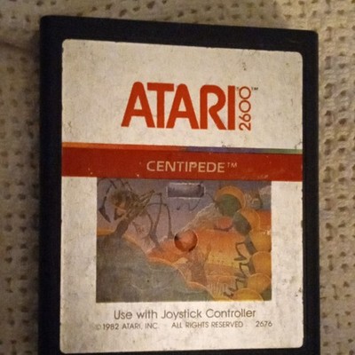 Atari Centipede Arcade Game Cartridge for Atari 2600 Use w/ Joystick (1982)