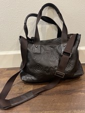Gucci Vintage Messenger Crossbody Purse BRN L...