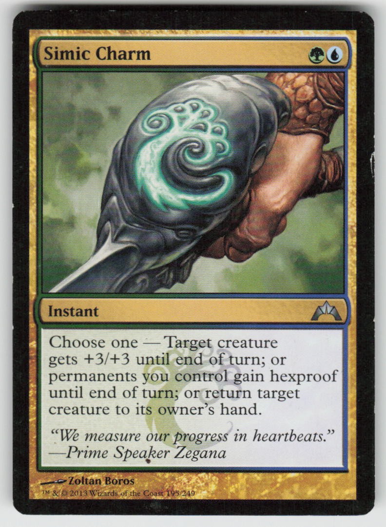 Simic Charm Uncommon Gatecrash 195 MTG Heavily Played