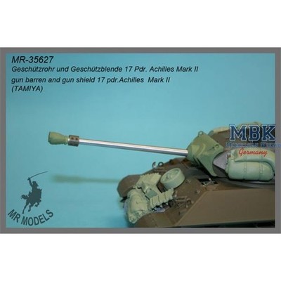 MR-MODELLBAU MR35627 Geschützrohr und Blende 17pdr Achilles Mark II