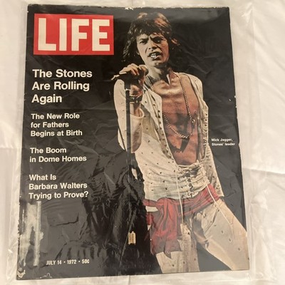 The Rolling Stone Life Magazine July 14 1972 Mick Jagger Cover Vintage