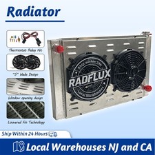 31 X 19 Radiator Fan Relay Kit For Chevy Gm Sbc Heavy Duty Full Aluminum