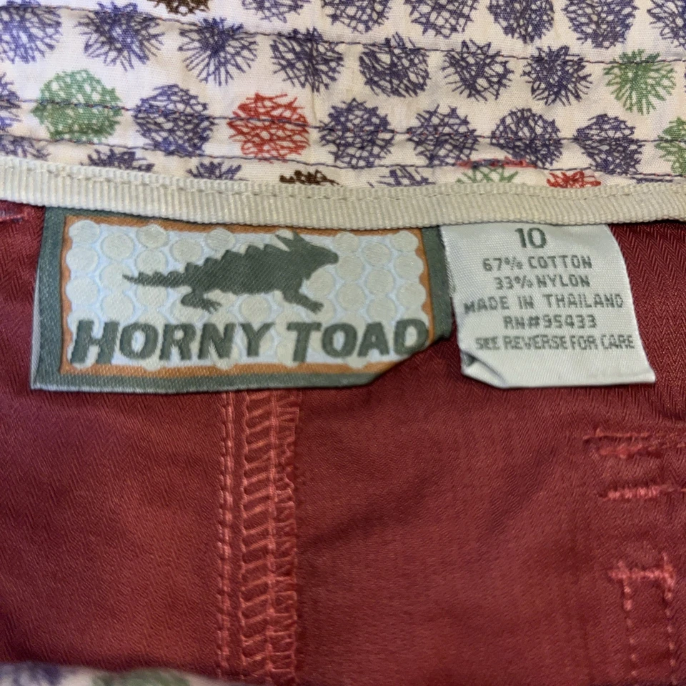 Horny Toad Womens Pink Cropped Capris Y2K Hiking Outdoor 10 - Image 3 of 4