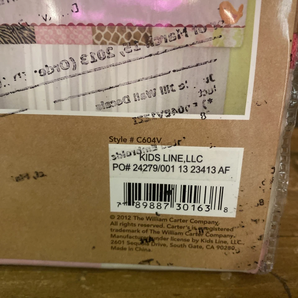 Carter's Jungle Jill Bird Window Valance 60"x 14" New In Package - Image 3 of 4