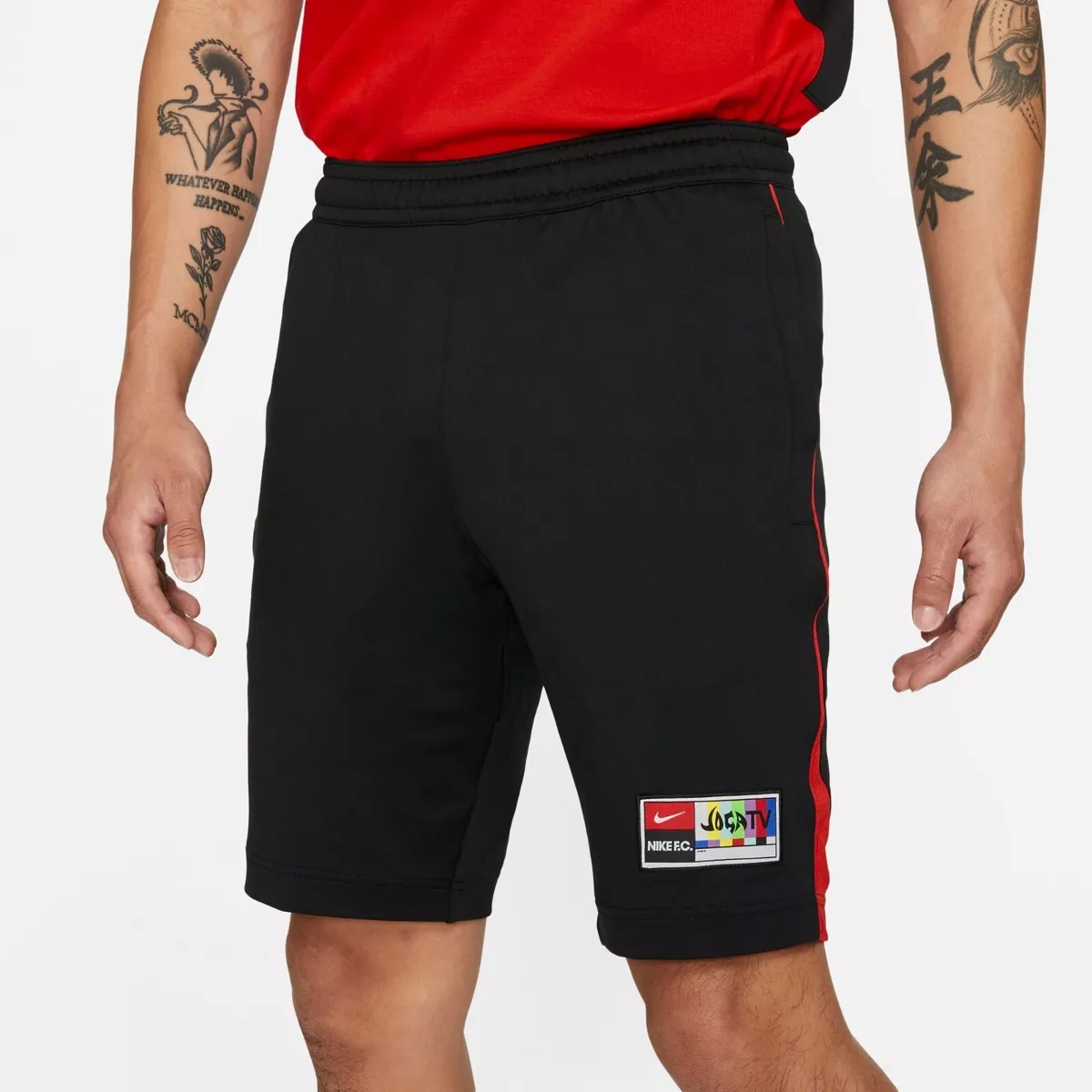 Sinfonía Posicionar repertorio Nike FC Joga Bonito Soccer Shorts Ronaldinho Ronaldo Brazil Black Red  Medium | eBay