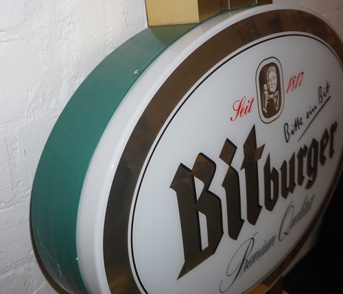 Bitburger Leuchtreklame Wandleuchte Werbeleuchte Leuchte Mittel Gebraucht - Bild 6 von 12