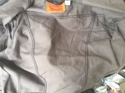 Levis Vintage Premium Trucker Hippie Atomic Cosmic Print Denim Jacke M Muster schwarz - Bild 3 von 12