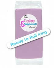 Sugarpaste Fondant Ready to Roll Lilac Icing Cake Decorating 200g