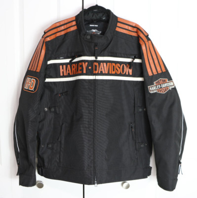 Harley Davidson Mens Waterproof Reflective Triple Vent Jacket 2XL