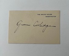 Grace Coolidge Autograph