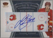 2012-13 Crown Royale Scratching the Surface Signatures #7 Sven Baertschi