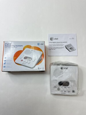 AT&T 1740 Digital Answering Machine System 60 Minutes Remote Access Telephone