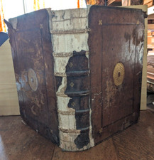 livre ancien- Divi Ambrosii Episcopi médiolanensis omnia 5/5 en 1 vol. - 1569