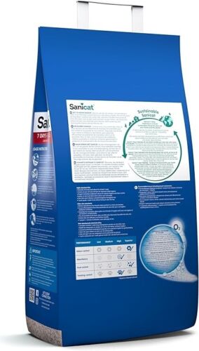 Sanicat Classic cat litter with Aloe Vera 7day odour control Fast absorption 4L - Picture 2 of 5