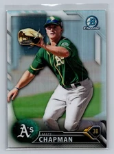 2016 Bowman Chrome Draft Refractor Matt Chapman Athletics BDC-164