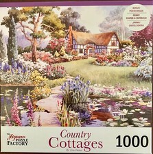 Peaceful Retreat Country Cottages 1000 Piece Jigsaw Puzzle Leap Year New