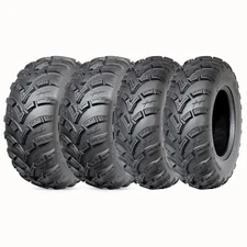 Set 4 ATV UTV Tires 25x8-12 25x10-12 6PR 25x8x12 Front 25x10x12 Rear All Terrain