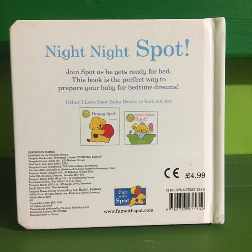 Night Night Spot - Board Book | Good Condition | Free Postage - Picture 2 of 4