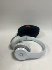 Beats by Dr. Dre Solo2 Wired On-Ear Headphones - White Missing Jack Chord Tested