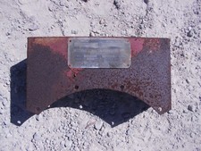 Mccormick Farmall F20 Ih Tractor Original Patina Tool Box W/ S# Plate On It