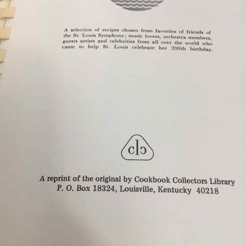 1964 The Saint Louis Cookbook Bicentennial Issue St Missouri MO Riverboat Reprin - Imagen 4 de 6