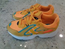  NEW Adidas Yung-96 Chasm Shoes Flash Orange EE7545, Big Kids Junior Size 6