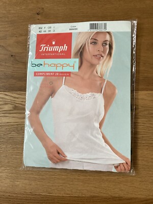 Triumph Unterhemd Compliment 28 Shirt 01 N Baumwolle Schwarz 42 Neu