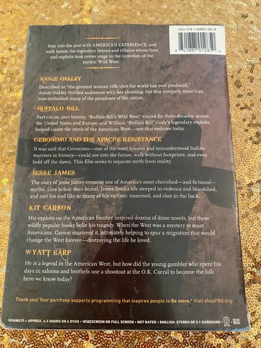 WILD WEST/VOL. 1 (2012; PBS/American Experience) [6 DVD Set] - SEALED/FREE SHIP! - Afbeelding 3 van 3